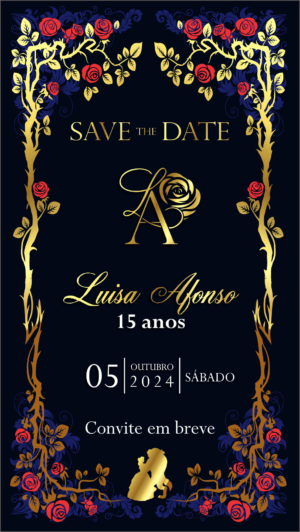 Save the Date A Bela e a Fera