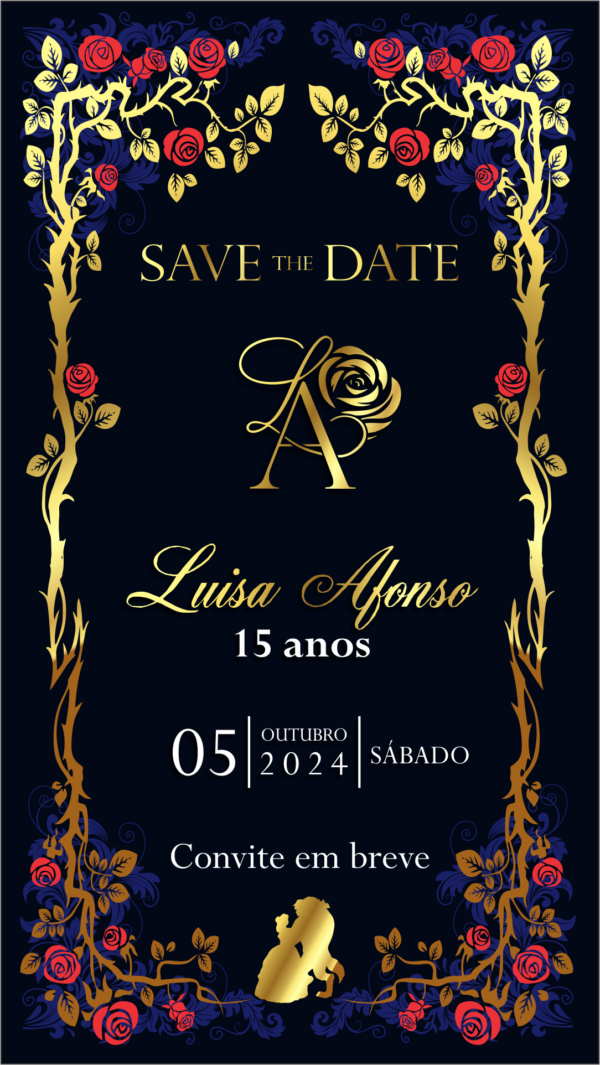 Save the Date A Bela e a Fera