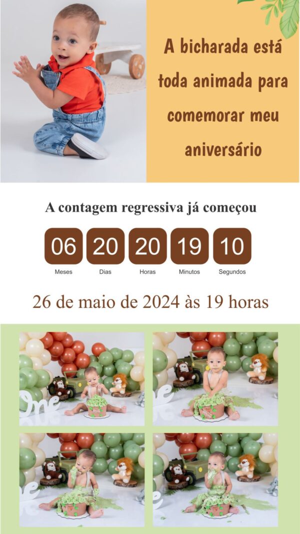 Site para Festa Tema Safari